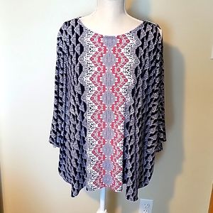 Alfani Multi Color Top